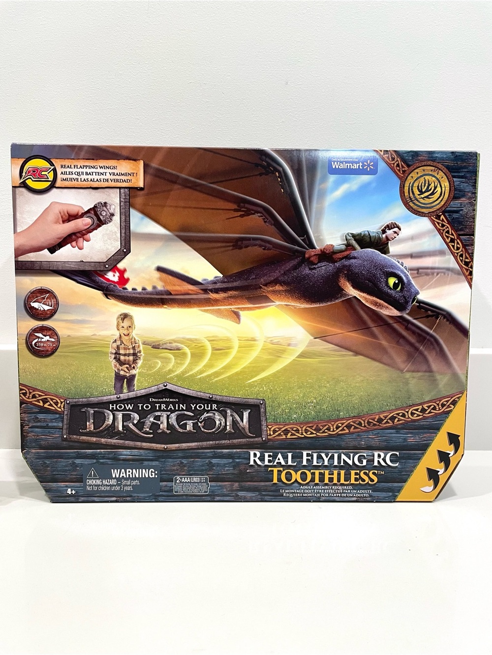 NEW How To Train Your Dragon Real Flying RC Toothless